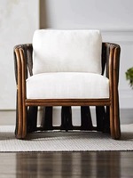 Ensemble de canapé et de chaises en rotin d'extérieur, design minimaliste italien en forme de U, pour meubles de maison, cour, hôtel, villa, maison d'hôtes