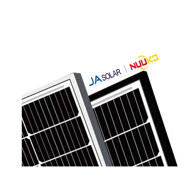 Nuuko JA BRAND fábrica de painéis solares bifaciais tipo N, módulo solar de vidro duplo com certificado TUV