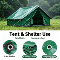 Bâche en PVC enduit haute résistance 450-650 g/m², ignifuge, imperméable, résistante aux UV, avec œillets renforcés, pour couverture de camion