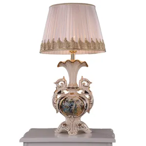 European Style Porcelain Ceramic Table Lamps for Hotel
