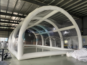 Dôme gonflable étanche pour <span class=keywords><strong>piscine</strong></span>, <span class=keywords><strong>abri</strong></span> de <span class=keywords><strong>piscine</strong></span> gonflable pour l'hiver, couverture de <span class=keywords><strong>piscine</strong></span> pour extérieur et jardin - Product Image 4