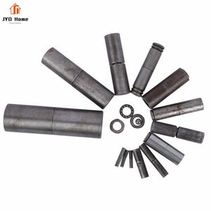 JYD फ्लैट सिर वेल्डिंग धुरी दरवाजा टिका स्टील गेट बैरल टिका दौर ट्यूब बार टिका के साथ गेंद असर - Product Image 6