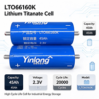 Baterai Lithium Iron Phosphate 35/40/45AH 2.3V Sel LTO66160K Grade Lithium Titanate Baterai Siklus Dalam 20000 Siklus Operasi