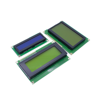LCD1602 LCD2004 LCD12864 5v 3v modul Tampilan lcd i2c biru hijau kecil layar lcd
