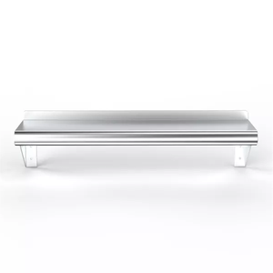 홈 레스토랑 호텔을 위한 하이 엔드 모던 스테인리스 스틸 벽걸이 형 랙 고부하 용량 보관 선반 - Product Image 6