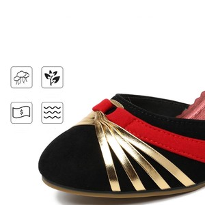 Escarpins <span class=keywords><strong>de</strong></span> <span class=keywords><strong>danse</strong></span> <span class=keywords><strong>latine</strong></span> d'inspiration coréenne pour femmes paillettes/Satin salle <span class=keywords><strong>de</strong></span> bal Tango Salsa chaussures léger sans lacet à la mode mince doux - Product Image 3