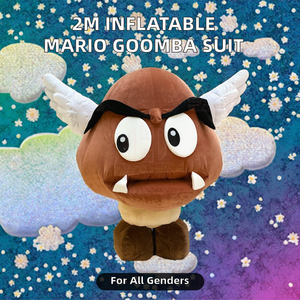 Personalizado 2 metros carnaval inflable adulto mascota disfraz <span class=keywords><strong>Mario</strong></span> castaño y <span class=keywords><strong>Goomba</strong></span> para adultos - Product Image 2
