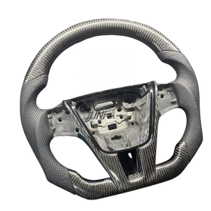 พวงมาลัยหนังแท้สำหรับ Volvo XC40 XC60 <span class=keywords><strong>S60</strong></span> XC90 S90 ตก<span class=keywords><strong>แต่ง</strong></span>ด้วยคาร์บอนไฟเบอร์แบบสปอร์ต - Product Image 4