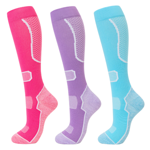 Custom Sports <b>Compression</b> <b>Socks</b> Pack Knee High Athletic Long Stockings for <b>Running</b> Flight Travel Nursing - Product Image 1