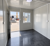 Mini-maison préfabriquée pliable modulaire en acier, résistante aux ouragans, facile à assembler, kit de maison mobile conteneurisée