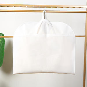उच्च गुणवत्ता वाले थोक मोटा गैर बुना कपड़े के भंडारण धूल प्रमाण कवर सूट परिधान बैग कस्टम लोगो के साथ सूट परिधान बैग - Product Image 4