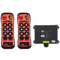QA600 LCC Telecrane 6 boutons usine grue industrielle palan Radio télécommande sans fil avec émetteur accepteur