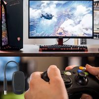 Manette de jeu sans fil 2,4 G à effet Hall turbo réglable, compatible multiplateformes pour PC