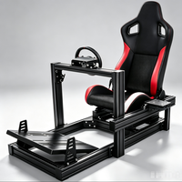 Cockpit de simulateur de course VR commercial, configuration complète, chaise de jeu en aluminium 4080 pour parc d'attractions, club d'e-sport, station de jeu de course