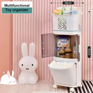 Armoire <span class=keywords><strong>de</strong></span> <span class=keywords><strong>rangement</strong></span> <span class=keywords><strong>de</strong></span> cuisine en plastique, tiroirs transparents renforcés, stable - Product Image 1