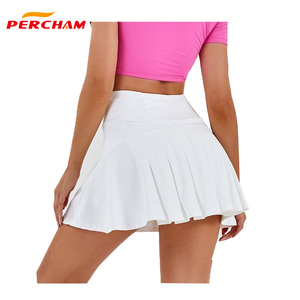Kadın yüksek bel alevlendi tenis etek özelleştirilebilir spor Fitness için Ideal nem esneklik şık tenis etek - Product Image 3