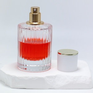 Bouteille de parfum ronde rechargeable de luxe de 50ml 100ml avec OEM d'emballage de boîte pour cosmétique - Product Image 4