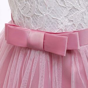 Vêtements pour enfants, robes de fête, robes de mariage pour filles, robes de princesse du soir, robes de demoiselle d'honneur en dentelle sans manches - Product Image 6