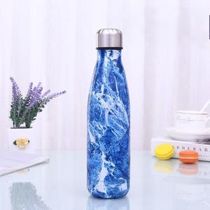 Bouteille d'eau sport isotherme en acier inoxydable à double paroi de 500 ml avec paille, isolation thermique de 6 à 12 heures, écologique et portable - Product Image 3