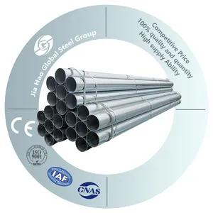 Jiahao Steel China fábrica Venta caliente GI Pipe 3 pulgadas tubo de acero galvanizado tubo de acero