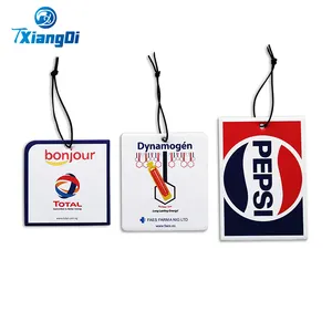 Fresh Custom made car air freshener / most popular scents air freshener paper for promotion