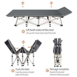 Height Adjustable Portable Lightweight Folding <b>Tent</b> Outdoor Sleeping Cot Foldable <b>Camping</b> <b>Bed</b> For Travel Equipment - Product Image 2