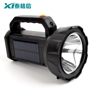 Lampe de recherche COB à LED Lampe torche d'extérieur bon marché avec panneau solaire Lampe de poche de chasse TAIGEXIN - Product Image 4