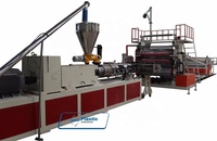 Máquina Extrusora de Doble Tornillo de PVC Rígido Controlada por PLC para la Producción de Paneles de Pared de Piedra Artificial