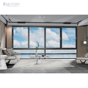 Tùy chỉnh nhôm bão cửa sổ và cửa ra vào kính chống va đập cho nhà bếp thép không gỉ louver loại rèm - Product Image 2