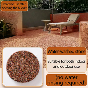 Natural Stone Cobbles Pebbles Flooring Epoxy Resin Washed Stone Coating Stone and Pebble Paint for Walls and Floors - Product Image 1