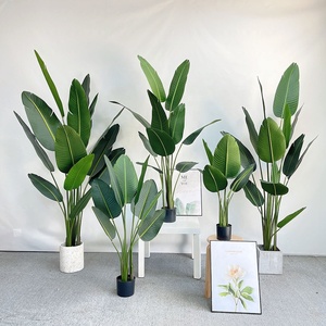 Árbol Bonsái Artificial al por Mayor de 120cm 150cm 180cm, Palmera de Plátano, Bambú, Ave del Paraíso con Flores - Product Image 4