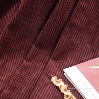 Tissu en velours côtelé 100% polyester pour doublure, vente en gros