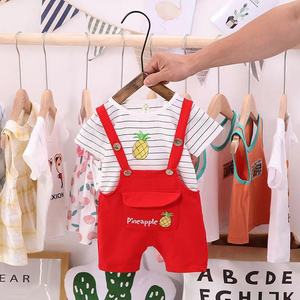 Vêtements pour enfants en gros, vêtements d'été coréens pour enfants, ensembles de 2 pièces pour garçons et filles - Product Image 2