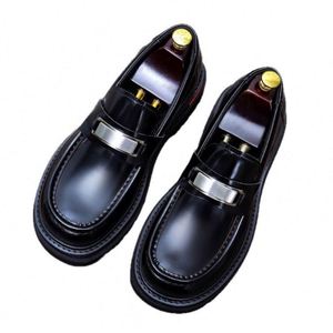 Botas de Piel ASTON M.JAZZ 2025, Primavera Verano, Oficina, Carrera, Hombre, Cuero, Suela Gruesa, Cordones, Punta Puntiaguda, Zapatos de Fiesta - Product Image 6