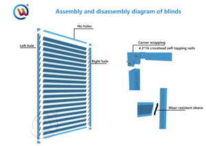 आधुनिक यूरोपीय खिड़की के लाउवर वेंट ग्रिल क्षैतिज शटर्स एयर लाउवर के लिए क्षैतिज शटर्स एयर लाउवर - Product Image 2