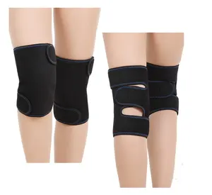 Venta caliente ajustable de la rodilla del tendón rotuliano Correa climatizada de rodilla con piedras magnéticas de la seguridad de los adultos