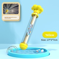 Pistolet à eau pulvérisateur de feux d'artifice avec lanceur de style seringue, jouet aquatique à fontaine multi-trous pour jeux d'eau d'été en extérieur, personnalisable