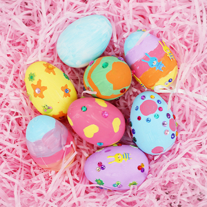 Set di Uova di Pasqua Personalizzabili WingArt per Bambini con Adesivi, Pennello e Vernice Acrilica OEM ODM Vendita all'Ingrosso - Product Image 1