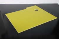 Plaque isolante en verre époxy haute température pour séparateur de pile de batteries au lithium, résistante à la chaleur, vente en gros