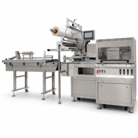 Machine d'emballage horizontale à trois soudures latérales Pandan Pillow pour usine de boulangerie