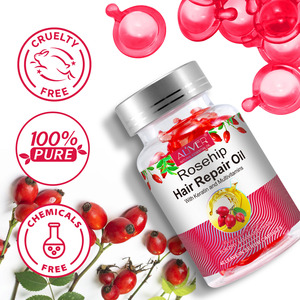 Cápsulas al por mayor Per Capelli Suplementos <span class=keywords><strong>Capilares</strong></span> Cápsulas de vitaminas para el cabello Aceite de reparación de rosa mosqueta Suplementos para el cabello - Product Image 2
