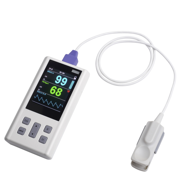Best-Selling Portable Handheld Pulse Oximeter SPO2 Monitor for Adults Neonates Pediatrics Veterinary Use CE Certified Class II