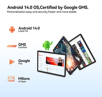 Nouveau Design 11.97 pouces T616 Android 14 tablettes Octa Core 4GB 128GB tablettes 1200*2000 Wifi 6 tablette PC avec carte Sim