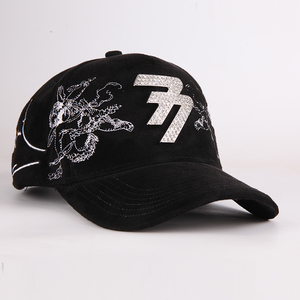 New Arrivals Gorras Suede Baseball <strong>Hat</strong> Custom Embroidery Logo Curved Brim Snapback Baseball Caps Dad <strong>Hats</strong> With Satin Lining - Product Image 5