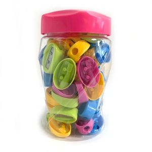 Taille-crayon créatif en forme de feuille, en plastique, pas cher, pour étudiants et enfants - Product Image 2