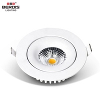 Spot à LED incurvé réglable et mince 90mm Découpe 3000-6000K Dimmable Shallow Anti-glare Spot LED Spot de plafond