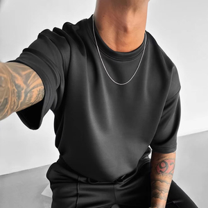 Áo thun ngắn tay đơn giản và thể thao mùa hè 2025 cho nam - Product Image 1