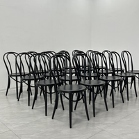 Chaise de salle à manger industrielle en fer forgé rétro avec dossier rond pour restaurant et bar à domicile, chaise de mariage