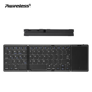 Clavier Bluetooth multi-appareils rechargeable, clavier Bluetooth pliable pleine taille avec pavé tactile, clavier Bluetooth pour Honor Pad 9 - Product Image 1