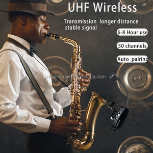 Micrófono de Diadema Inalámbrico UHF, Auriculares con Micrófono sin Cables para Saxofón, Trompeta y Todos los Instrumentos Musicales - Product Image 2